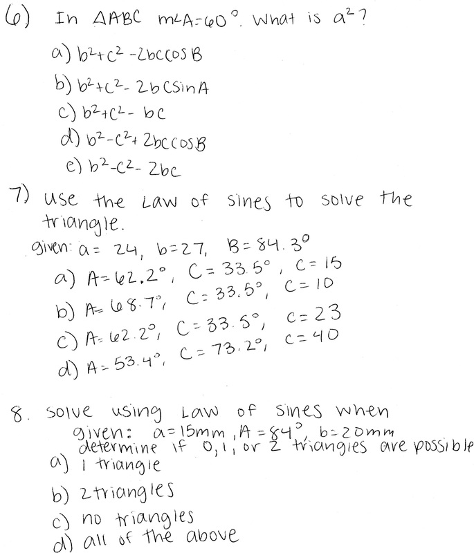 law-of-sines-and-cosines-multiple-choice-test-pdf